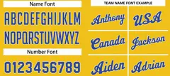Classic Yellow Royal-White Team Basketball Jersey 4