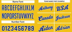 Classic Yellow Royal-White Team Basketball Jersey 4