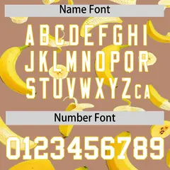 Coffee Banana Graffiti Pattern Fashion Baseball Jersey 3