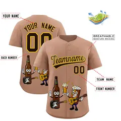 Coffee Beer Day Parties Baseball Jersey 2