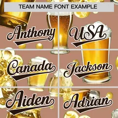 Coffee Beer Day Parties Baseball Jersey 3
