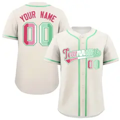 Cream Abrosexual Pride Month Baseball Jersey