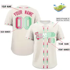 Cream Abrosexual Pride Month Baseball Jersey 2
