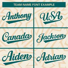 Cream Aqua Stripe Graffiti Pattern Varsity Full-Snap Jacket 5
