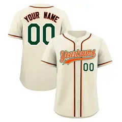 Cream Baseball Jersey 1