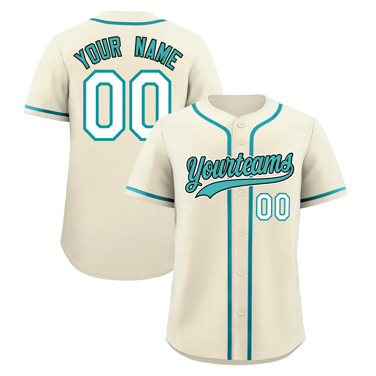 Cream Baseball Jersey