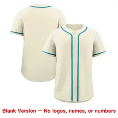 Cream Baseball Jersey 9