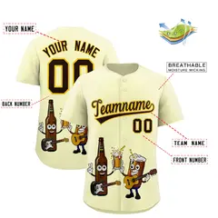 Cream Beer Day Parties Baseball Jersey 2