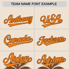 Cream Brown Graffiti Pattern Bossinia Style Baseball Jersey 3