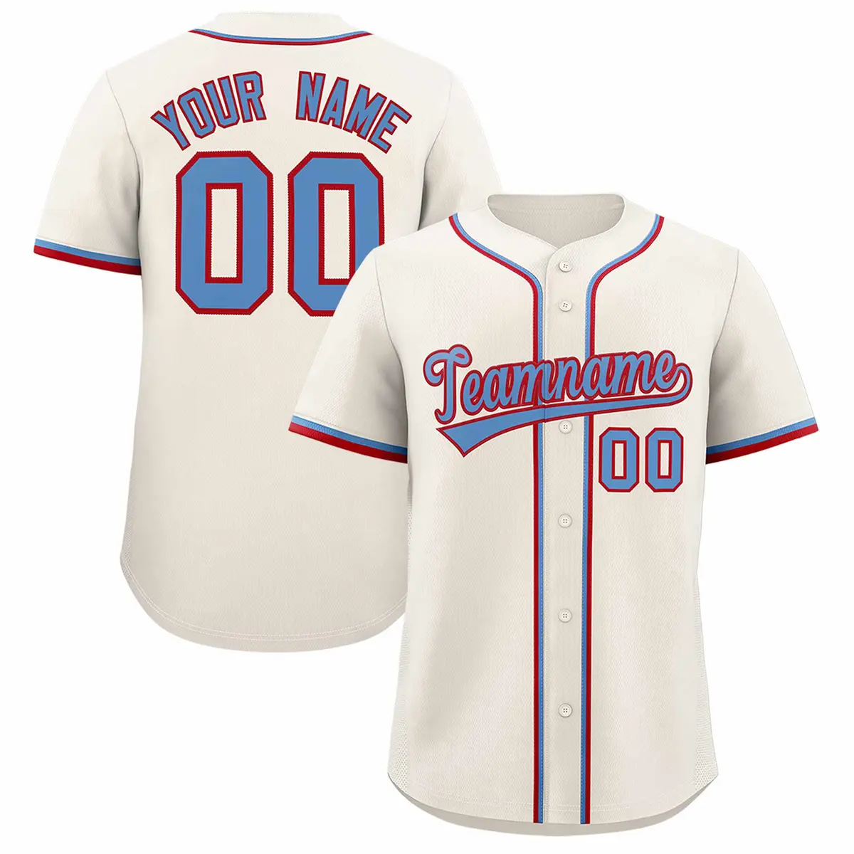 Cream Classic Authentic Baseball Jersey