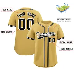 Cream Classic Authentic Baseball Jersey 2