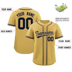 Cream Classic Authentic Baseball Jersey 2