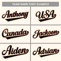 Cream Classic Team Style Authentic Baseball Jersey 4