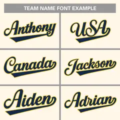 Cream Classic Team Style Authentic Baseball Jersey 3