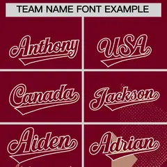 Cream Crimson Raptor Series Raglan Baseball Jersey 3