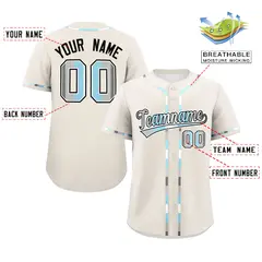 Cream Demiboy Pride Month Classic Authentic Baseball Jersey 2