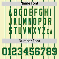 Cream Kelly Green Gradient Stripe Sleeves Baseball Jersey 4