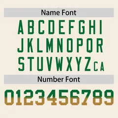 Cream Kelly Green-Old Gold Gradient Side Baseball Jersey 4