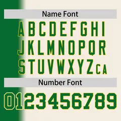 Cream Kelly Green Pinstripe Gradient Baseball Jersey 4