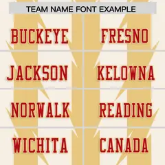 Cream Khaki Razr Stripe Graffiti Flag Football Jersey 3
