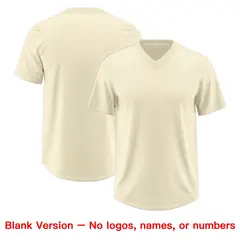 Cream Light Pink Sequin Lettering Football Jersey 7