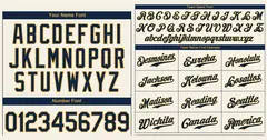 Cream Navy-Gold Classic Authentic Baseball Jersey 3