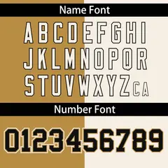 Cream Old Gold Stripe-Solid Combo Baseball Jersey 4
