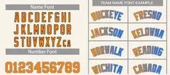 Cream Orange-Black Bull Classic Sets Basketball Jersey 4