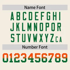 Cream Orange-Kelly Green Gradient Side Baseball Jersey 4