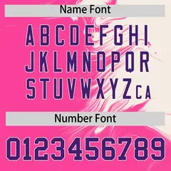 Cream Pink Ink Pattern Authentic Baseball Jersey 4