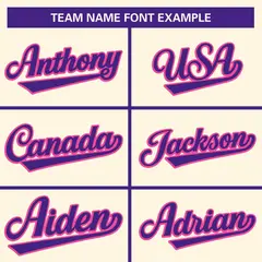 Cream Pink-Purple Flame Graffiti Varsity Full-Snap Bomber Jacket 5