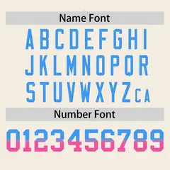 Cream Powder Blue-Pink Gradient Side Baseball Jersey 4