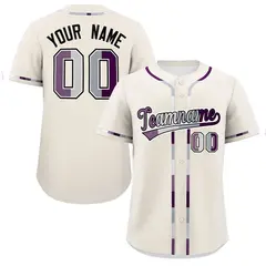 Cream Pride Month Classic Style Genderless Baseball Jersey 1