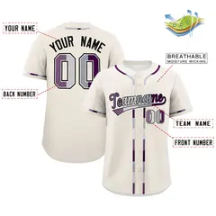 Cream Pride Month Classic Style Genderless Baseball Jersey 2