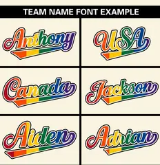 Cream Rainbow Pride Month Raglan Sleeves Baseball Jersey 3