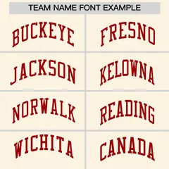 Cream Red Faux Leather Letterman Jacket Raglan Sleeves Full-Snap 3