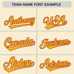 Cream Red Lace-Up Neck Hockey Hoodie 3