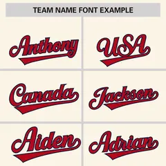 Cream Royal Phonetic Rhythm Authentic Baseball Jersey 3