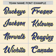 Cream Royal Star Pattern Raglan Football Jersey 3