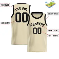 Cream Sequined Athletic Basketball Jersey 2