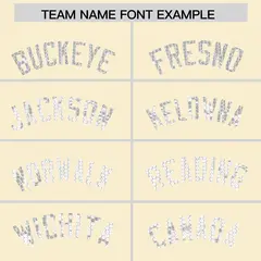 Cream Sequined Athletic Basketball Jersey 3