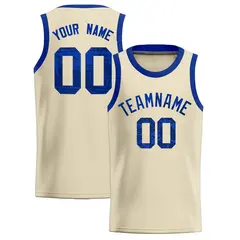 Cream Sequined Athletic Basketball Jersey 1