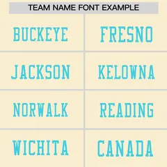 Cream Sky Blue Sequin Lettering Football Jersey 3
