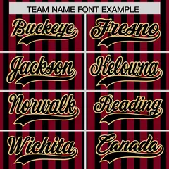 Crimson Black American Flag Graffiti Baseball Jersey 3