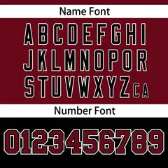 Crimson Black Color Block Varsity Letterman Bomber Jacket 6