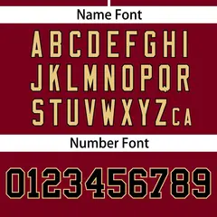 Crimson Black Flame Graffiti Authentic Baseball Jersey 4