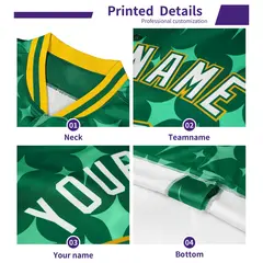 Crimson Black Full Button Graffiti Text Baseball Jersey 5