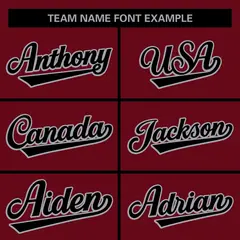 Crimson Black Full-Snap Raglan Varsity Letterman Baseball Jacket 5