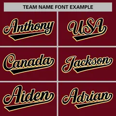 Crimson Black-Gold Color Block Varsity Full-Snap Baseball Jacket 5