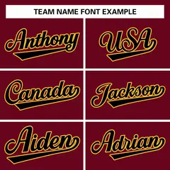 Crimson Black-Gold Raglan Varsity Letterman Full-Snap Jacket 3